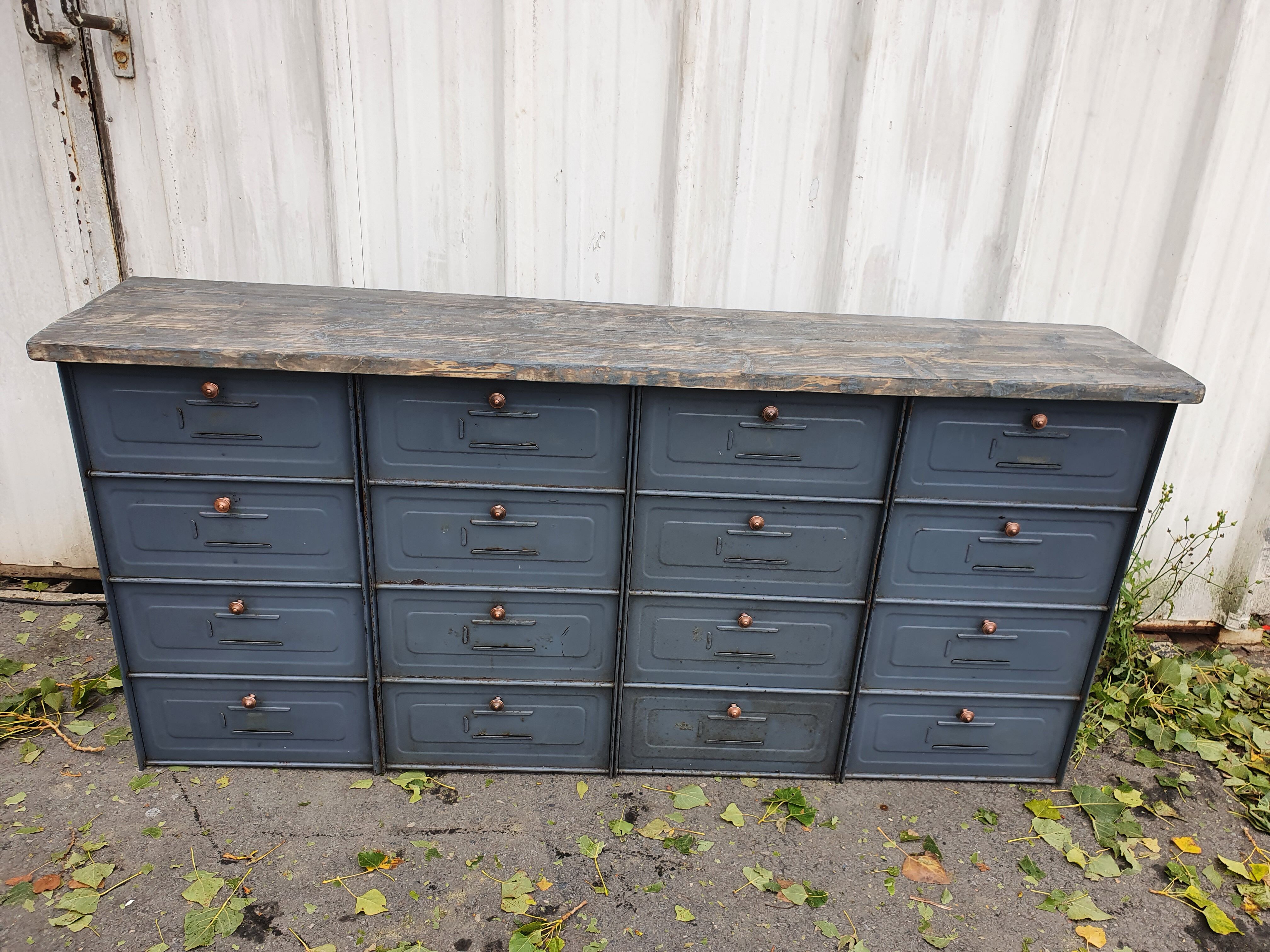 Metal industrial furniture valve line