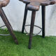 2 Brutalist "Marbella" bar stools, Confonorm Spain, 1960s