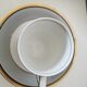 LIMOGES Gaston Sailly coffee service, white, gray and gold