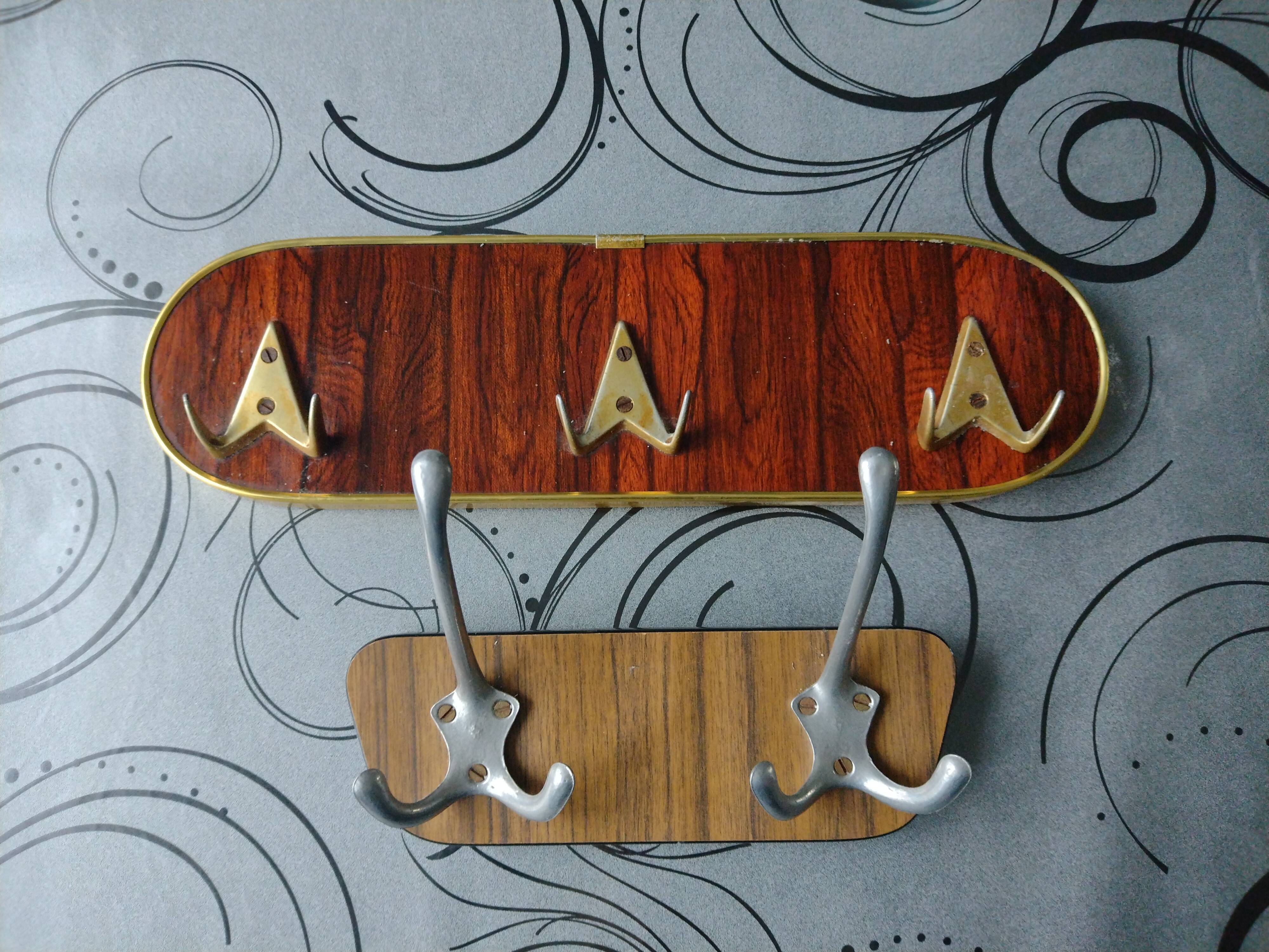 Formica wall coat rack