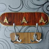 Formica wall coat rack