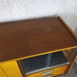 Scandinavian enfilade with showcase, compas foot