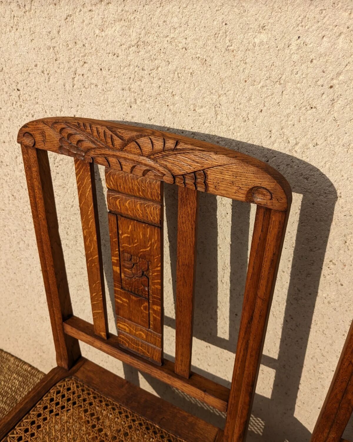 Set of 2 Art Deco chairs