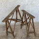 Pair of old workshop trestles