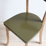 Chaise bistrot vintage en bois revisitée