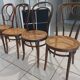 Suite of 4 chairs by Bistrot Thonet and Fischel