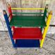 Vintage Coloured Wood Shelf Pencil Design PIERRE SALA Antique Furniture #D