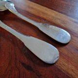 Ravinet d'enfert - 2 Cluny model table spoons in silver-plated metal