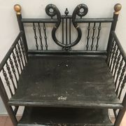 Blackened wooden music locker III Napoleon