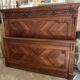 Old carved wooden bed frame