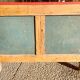 Old painted wooden sideboard