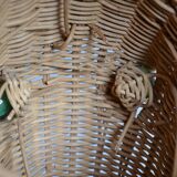 Rattan horse head 1960s 1970s