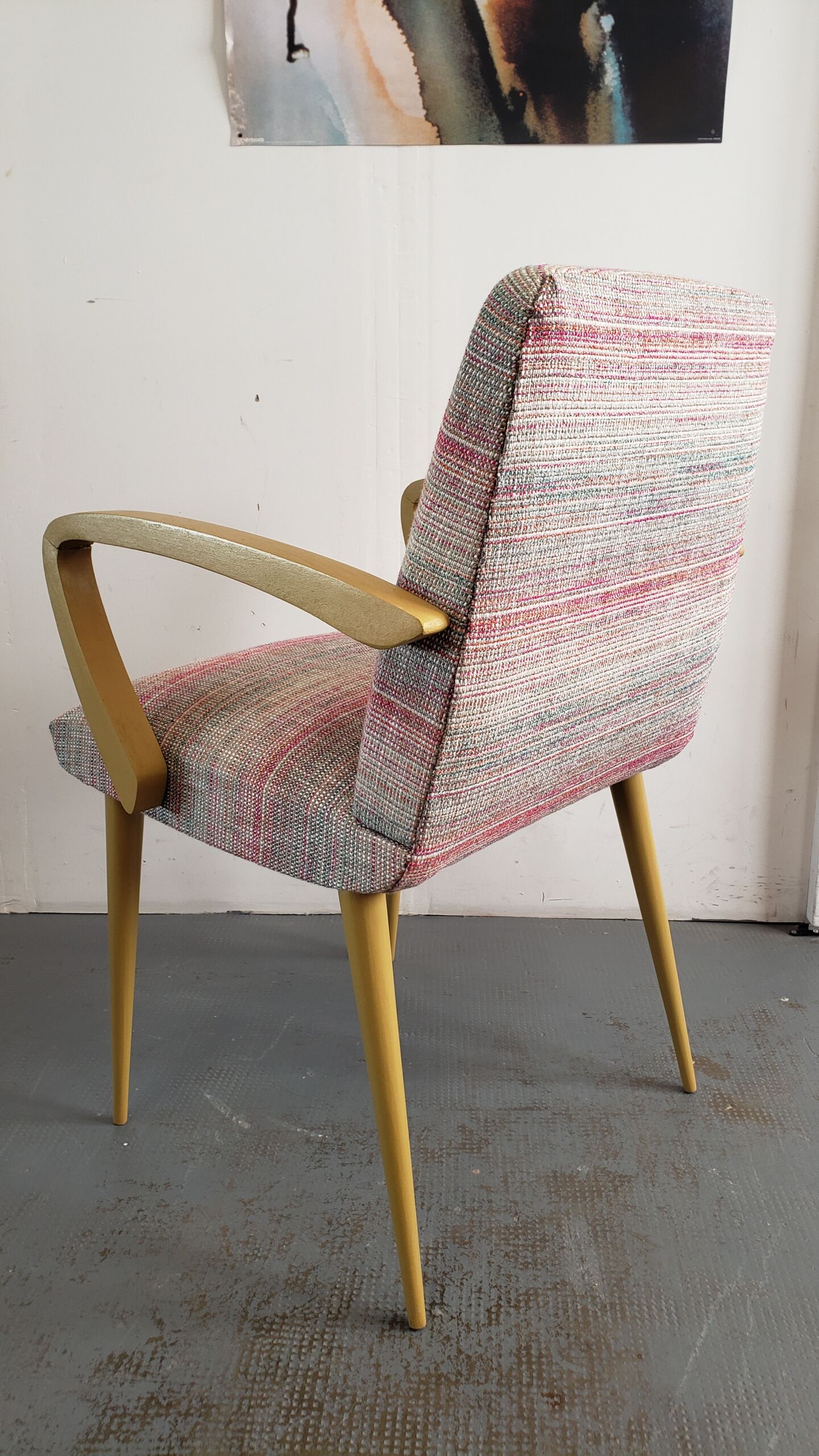 Vintage pink armchair