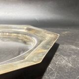 Plat en métal argenté
