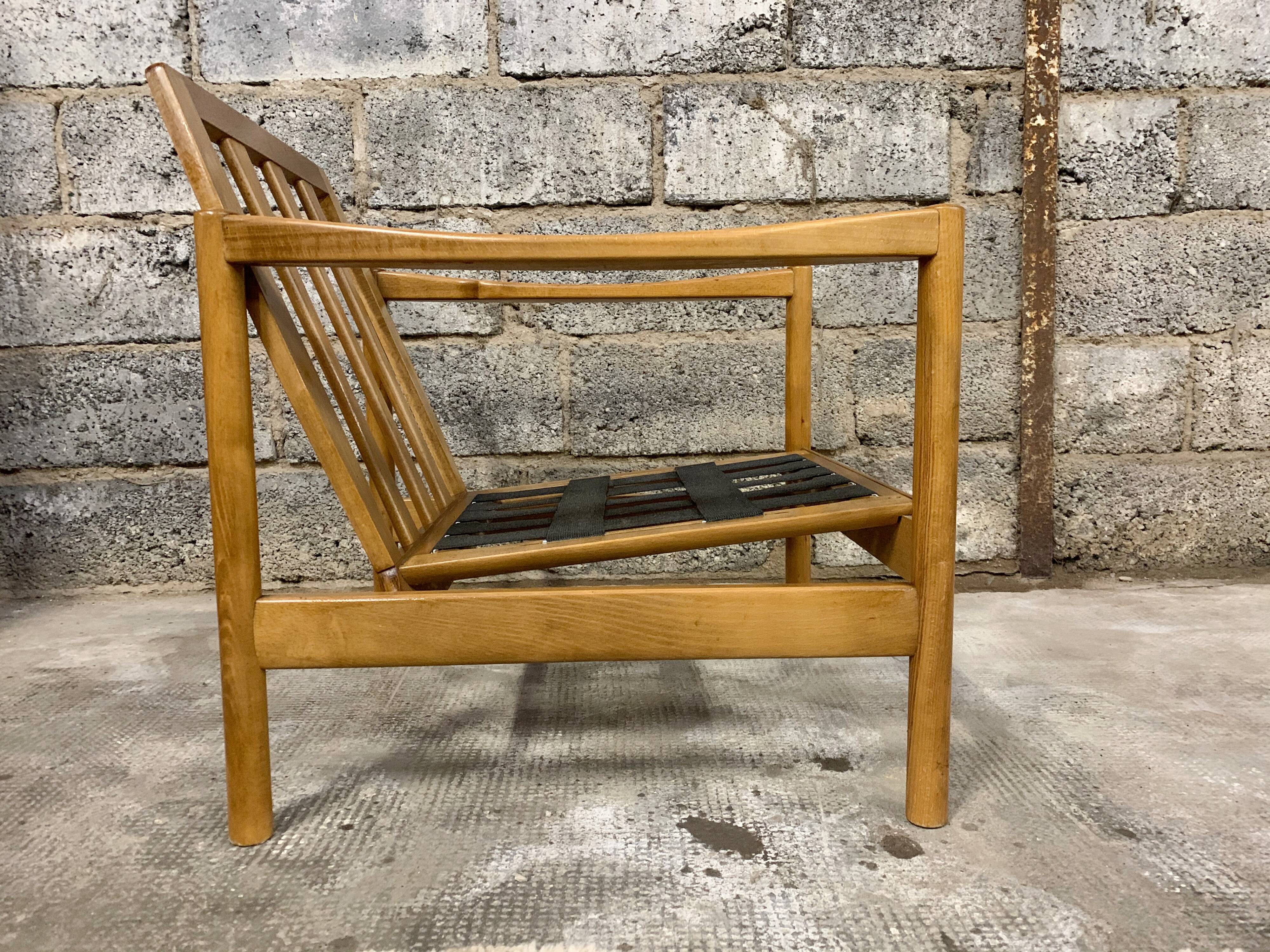 Pair of Scandinavian armchair fabric tiles
