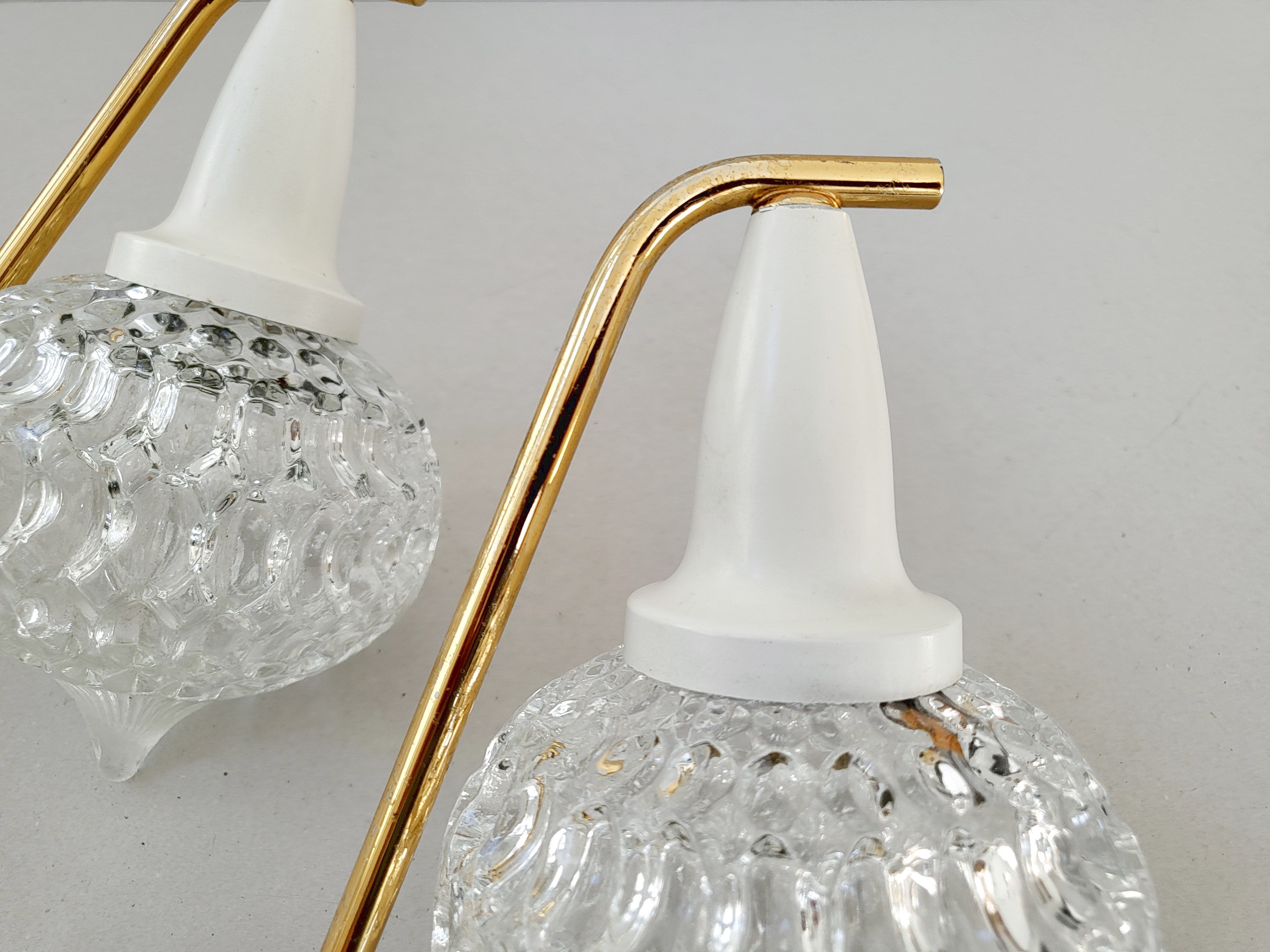 Pair of vintage wall lamps 1950