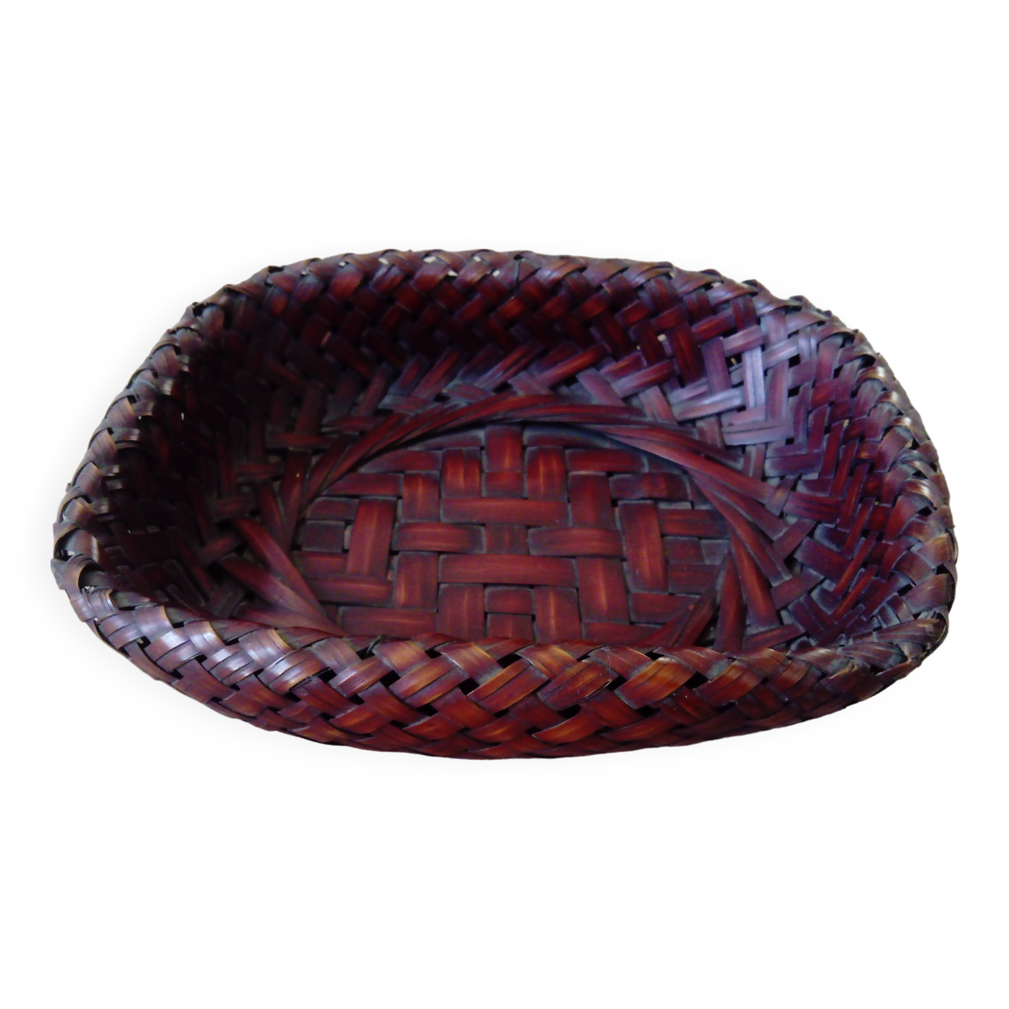 Japanese woven bamboo basket Ikebana