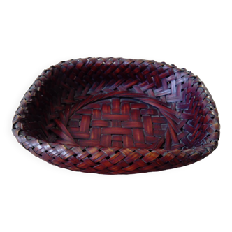 Japanese woven bamboo basket Ikebana