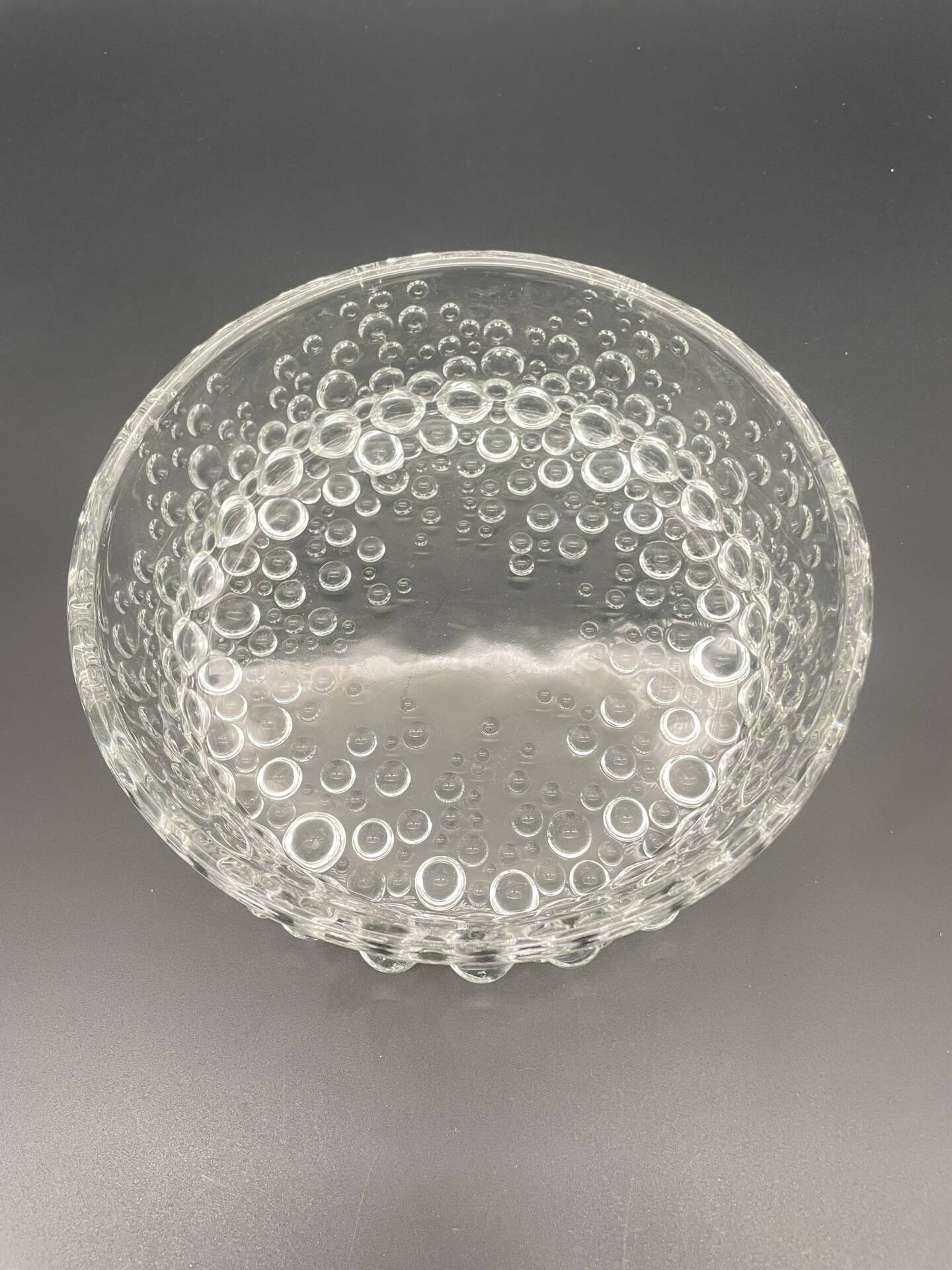 Large Walther Glas Bolero Bubbles bowl, 1970s