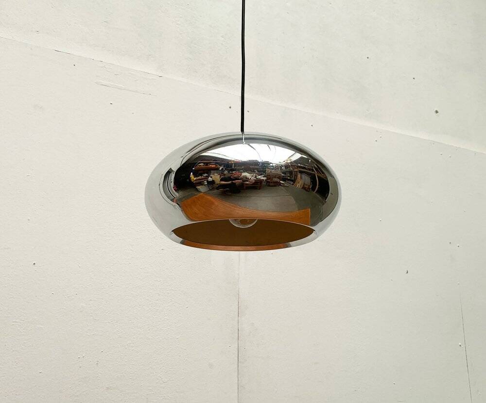 Mid-century Danish suspension light by Jo Hammerborg for Fog & Mørup, 1960s.
