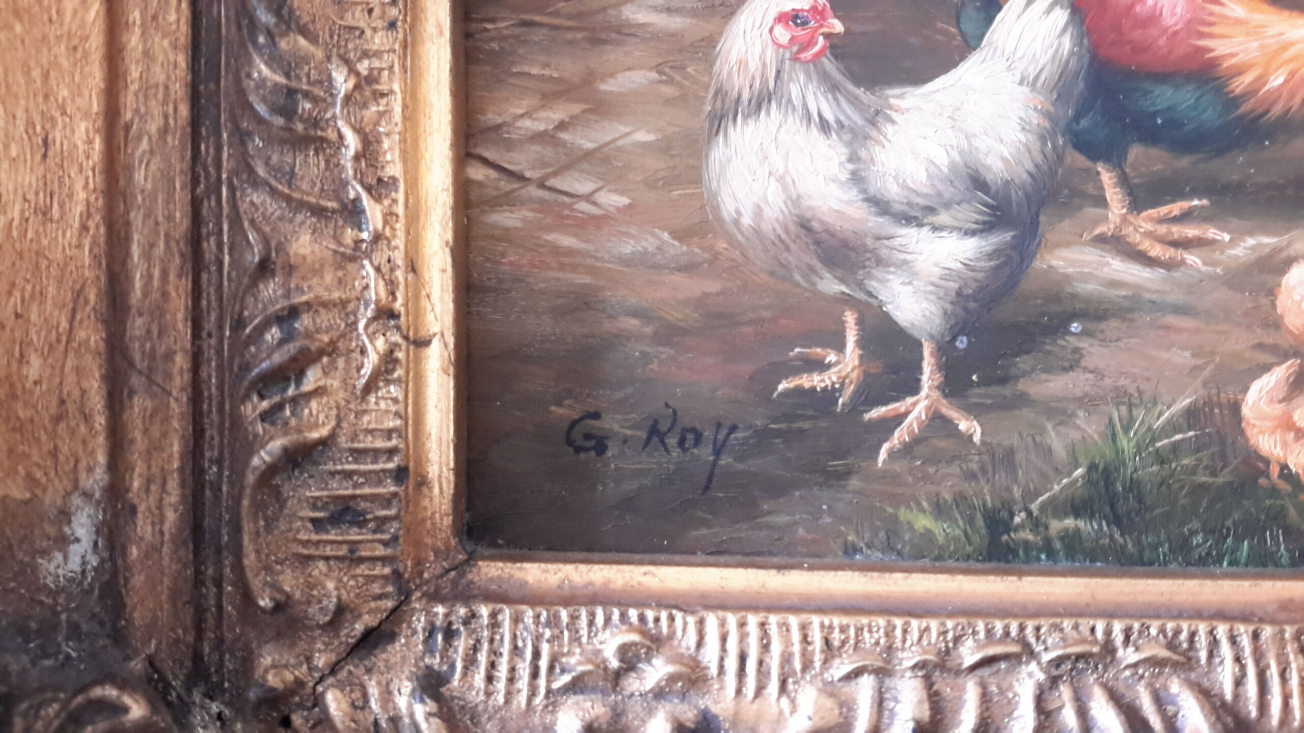 Oil on panel late 18th early 19th