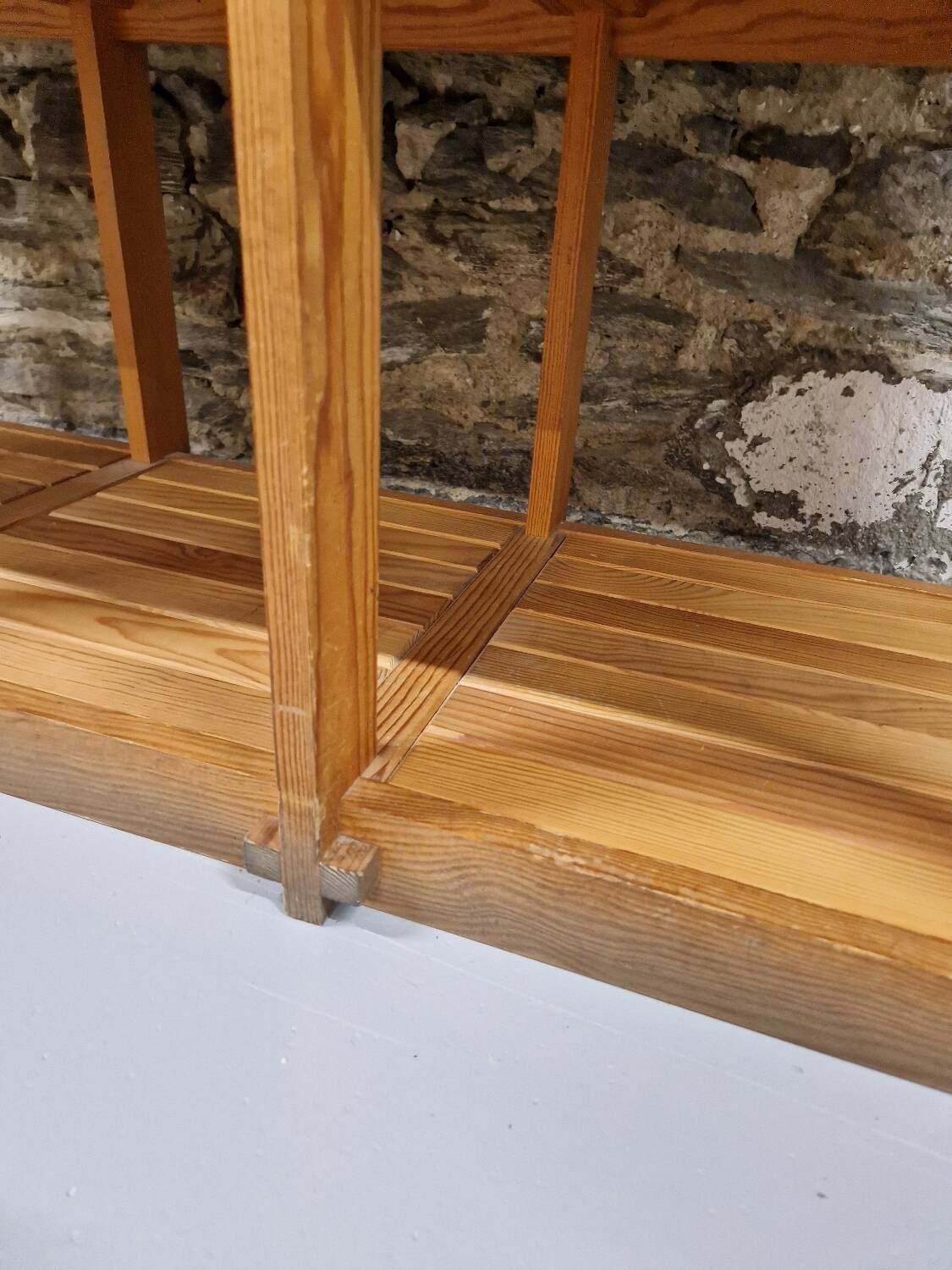 80s pine buffet in revival style