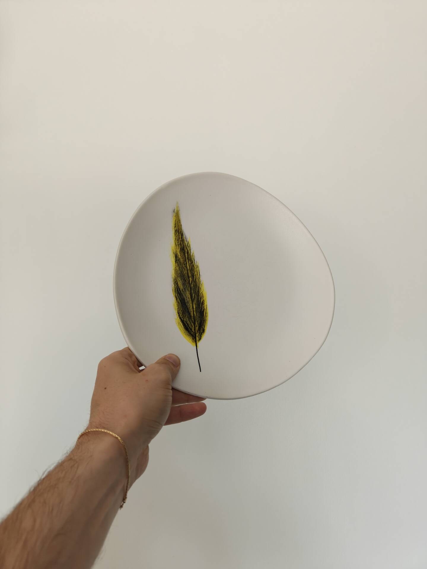 Set of 6 plates and 2 dishes.