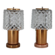 Pair of Table Lamps in Copper by Kamenicky Senov, Czechoslovakia