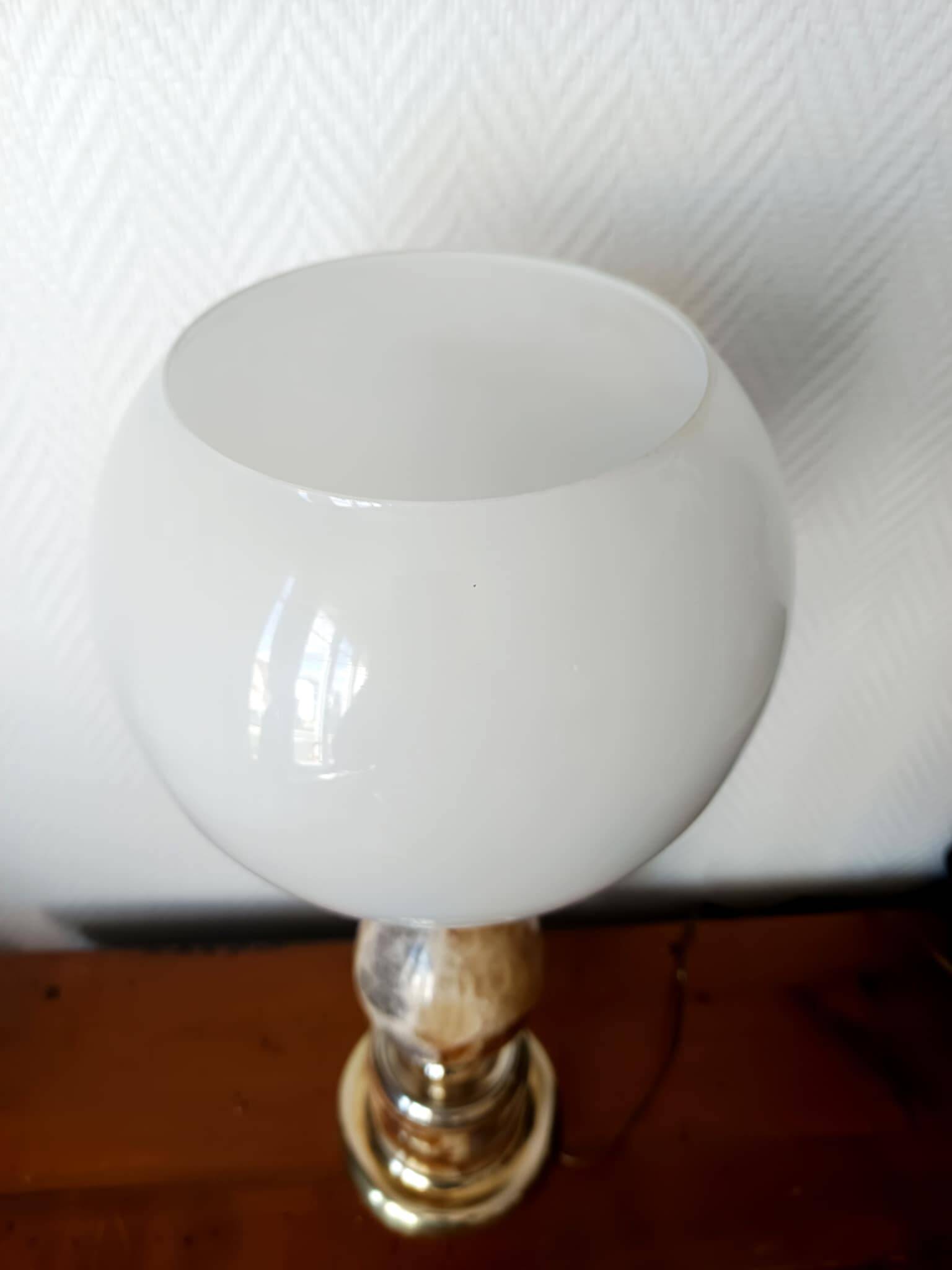 Art deco onyx lamp circa 1950