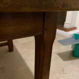 Solid wood table
