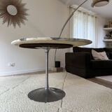 Vintage marble table with tulip base