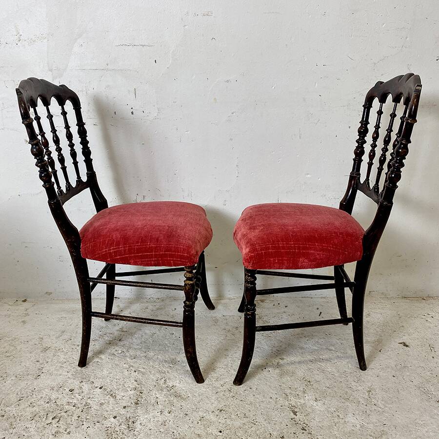 Pair of Napoleon III chairs