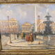 Peinture post-impressionniste huile panneau signée H. Wood Place Concorde PARIS