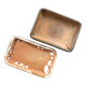 Set of 2 antique butter dishes