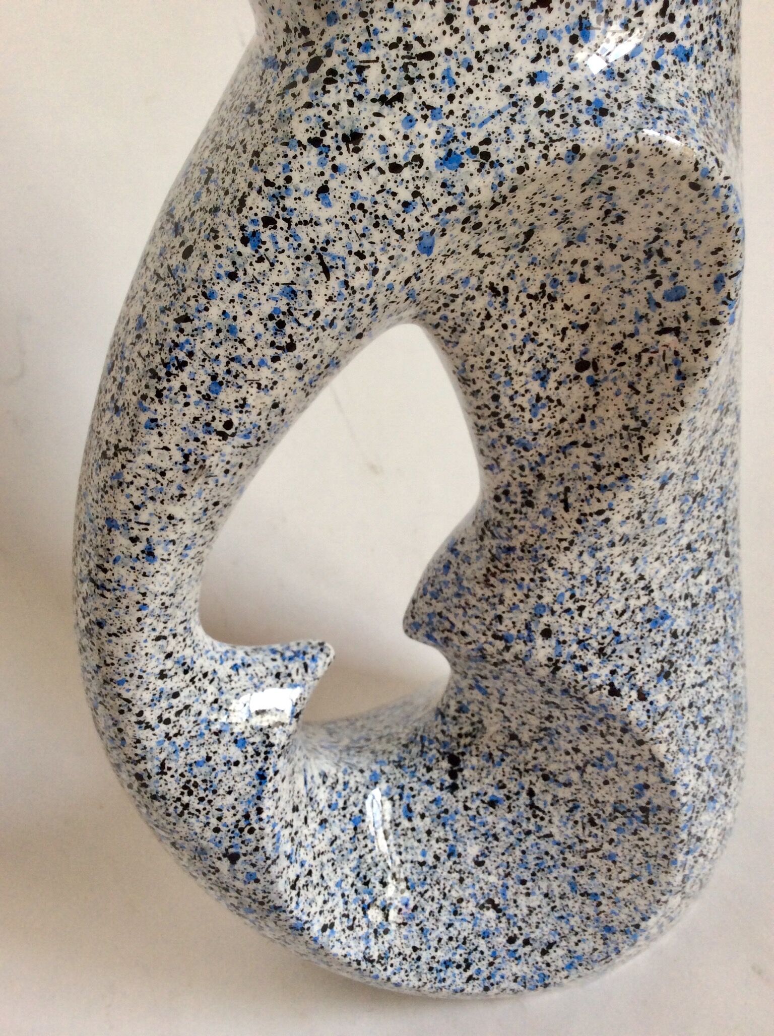 Vase ceramic by Roberto Rigon, Italy 70 years