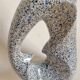 Vase ceramic by Roberto Rigon, Italy 70 years