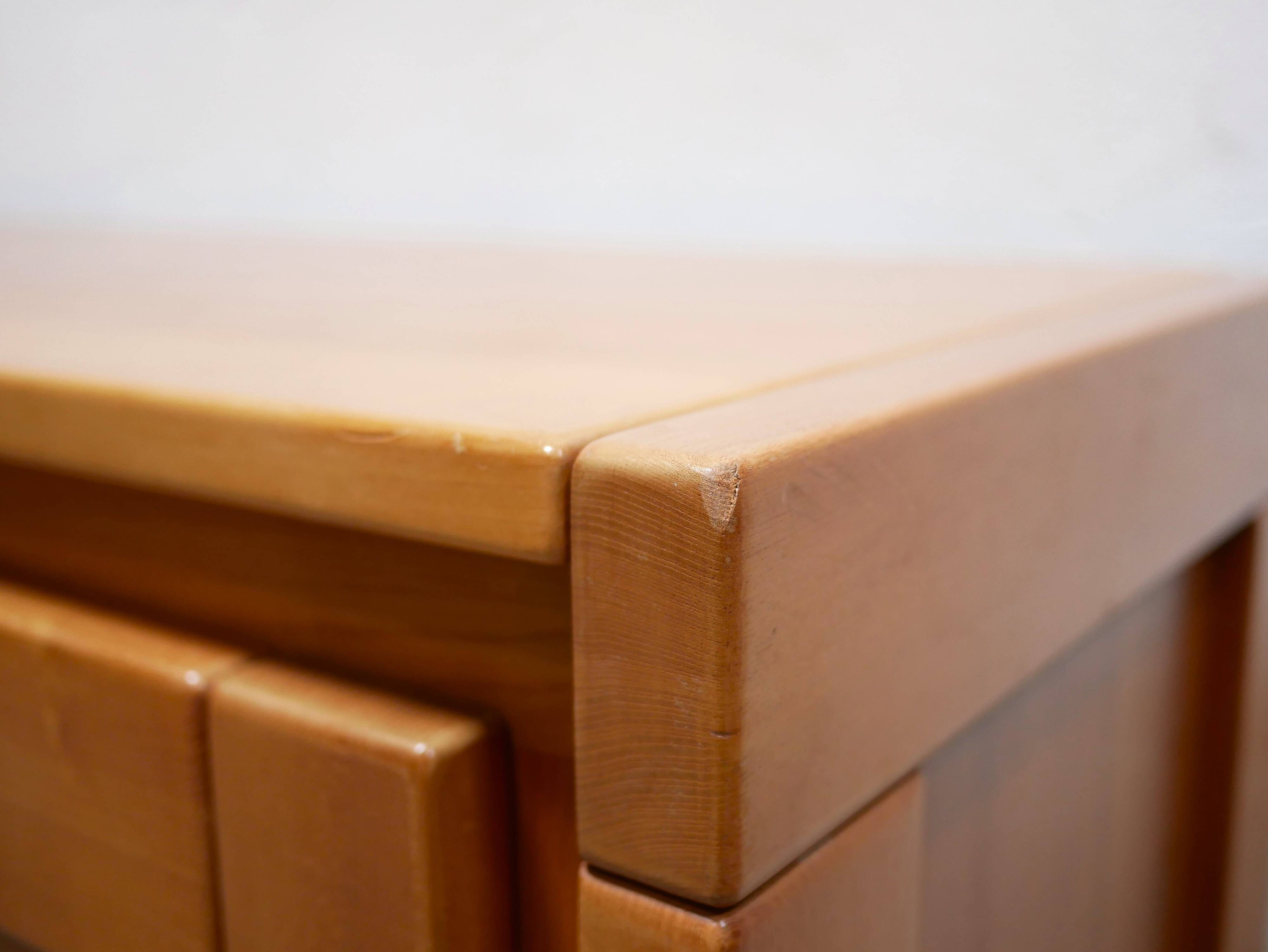 Vintage elm sideboard by Maison Regain editions