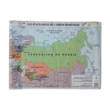 Ancienne carte MDI, les états issus de l'union soviétique