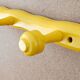 Wooden coat rack with 3 hooks