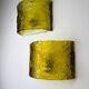 Pair of Carlo Nason for Mazzega Murano glass wall sconces, Italy circa 1970s