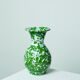 Vase vert et blanc
