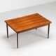 Niels Otto Moller large extendable dining table rosewood Denmark 1960