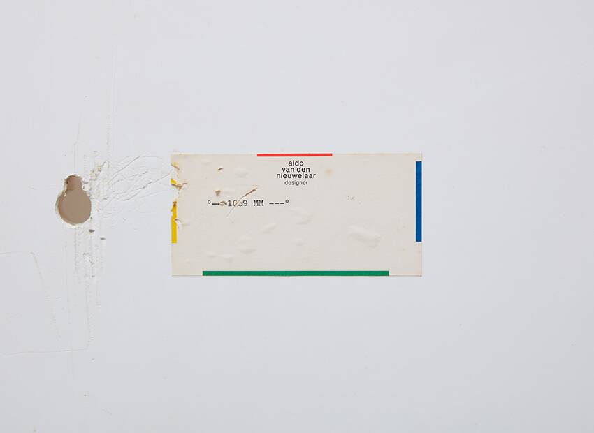 Aldo van den Nieuwelaar rare 'Outline' Light Object for Nila Lights 1983