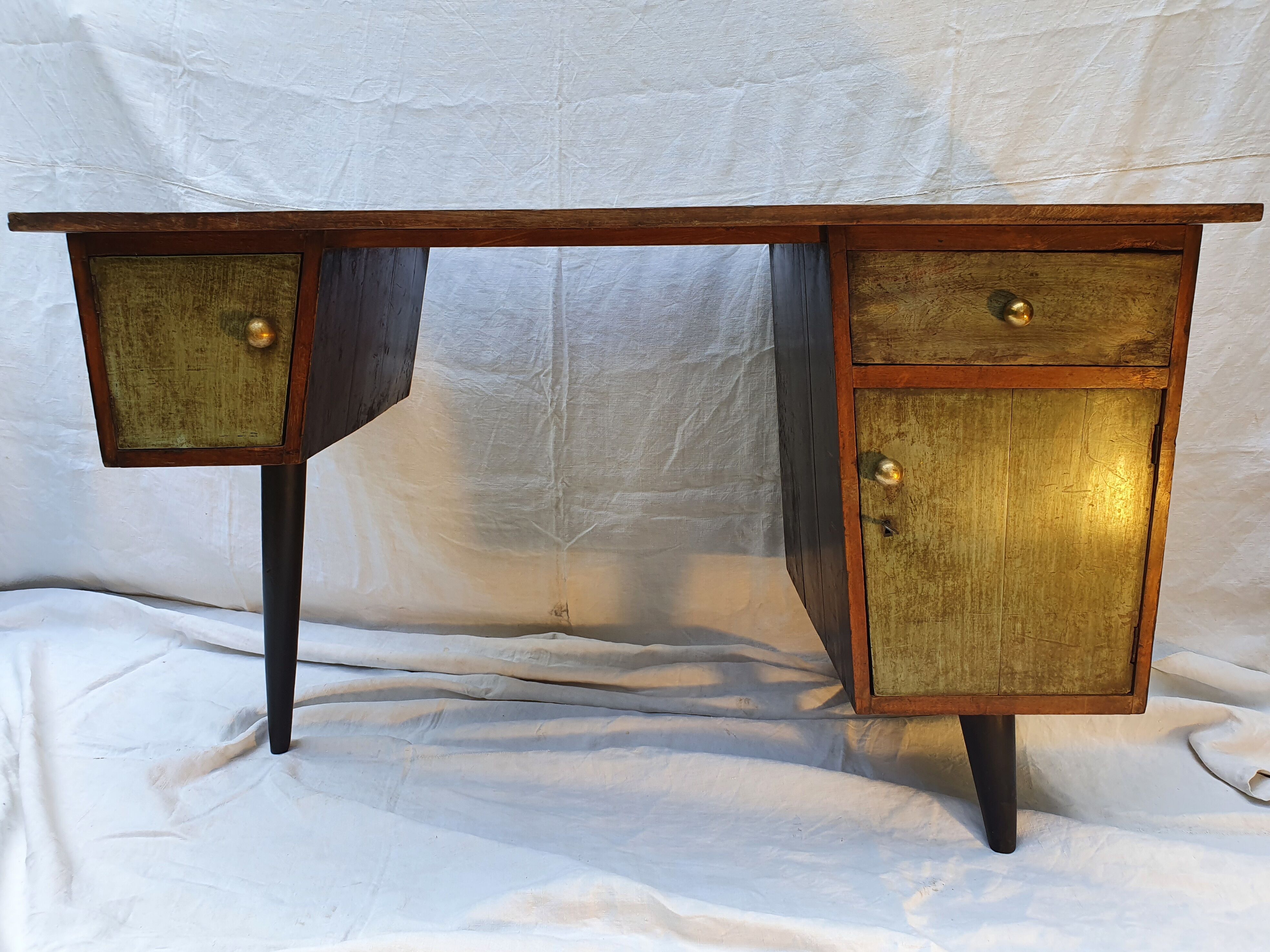 Dutch 1950 teak office