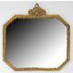 Miroir mural en bronze