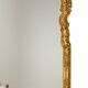 Large Classic Wooden Mirror, Rococo Style Chinoiserie, 124 cm