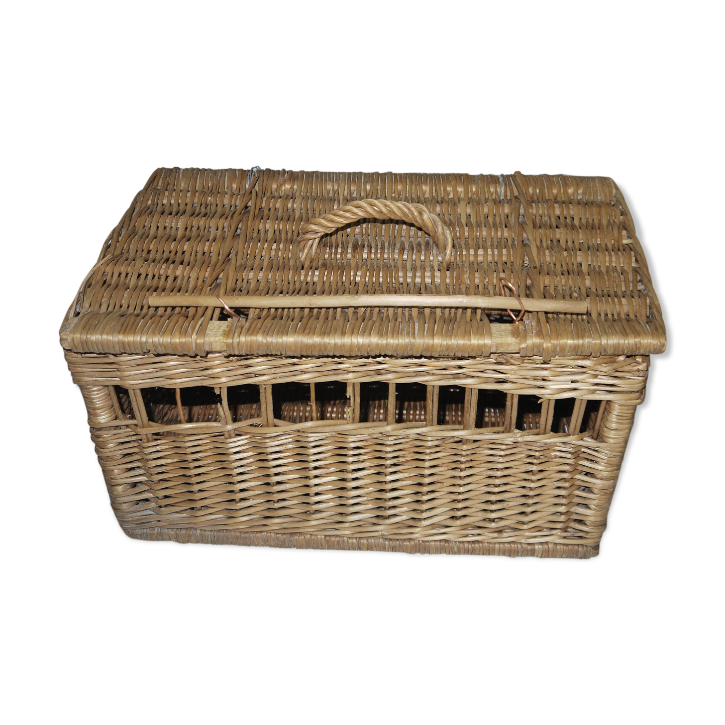 Vintage wicker basket