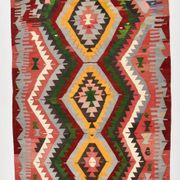 5x7 Tribal Handwoven Kilim Rug, 155x232Cm