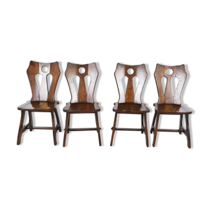 Chaises de salle à manger brutalistes