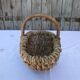 Panier a anse en raffia tresse